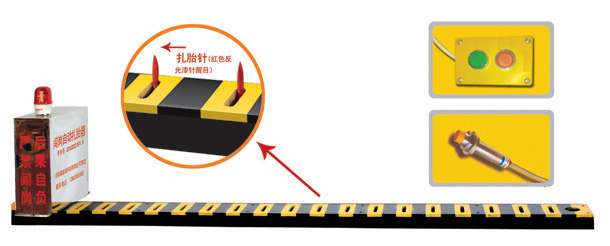 景县V3嵌入式闯岗自动扎胎器/阻车器